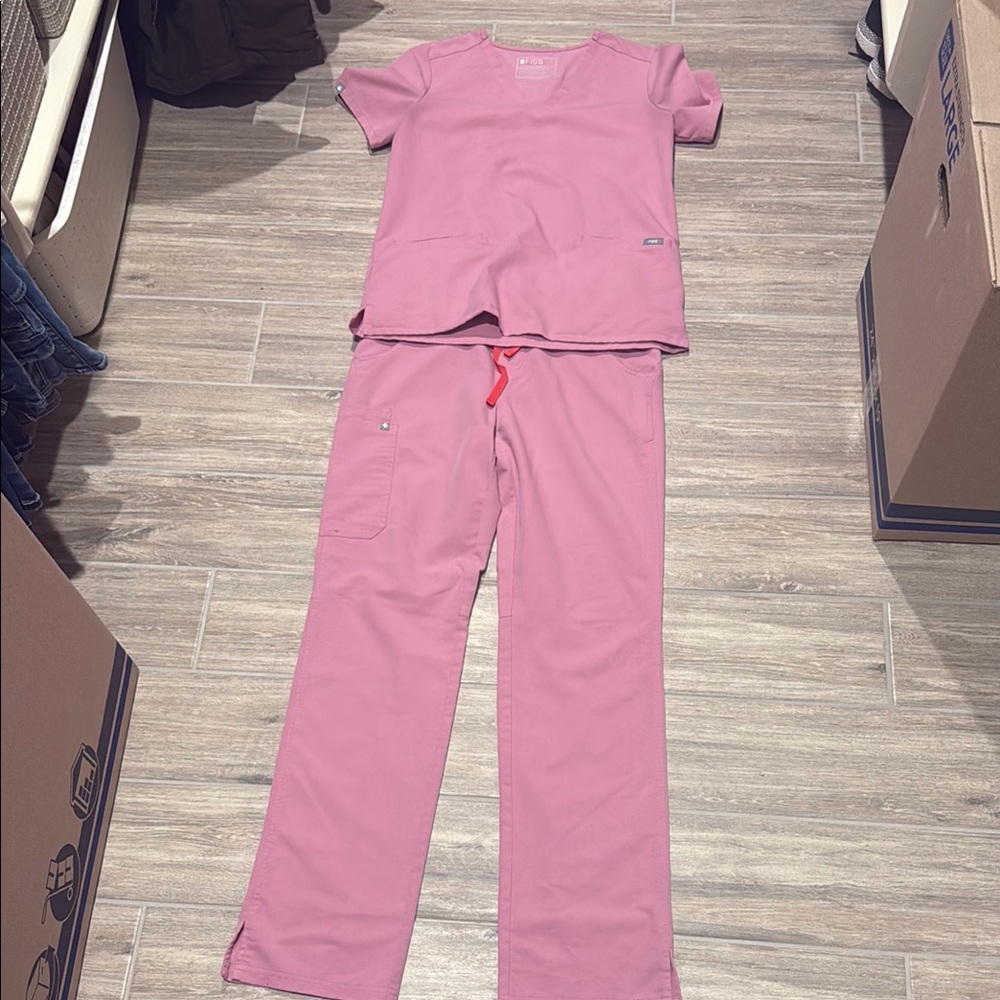 Pink Scrub Set